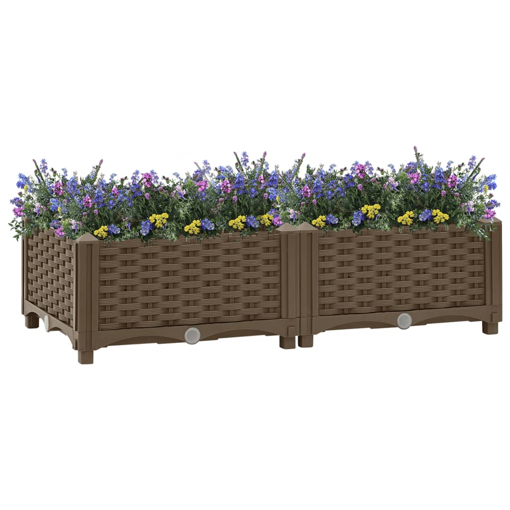 vidaXL Hochbeet 80x40x23 cm Polypropylen