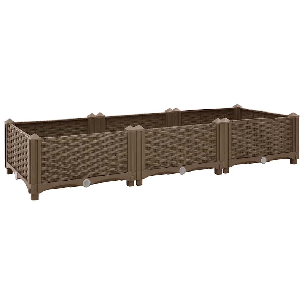 vidaXL Vyvýšený záhon 120 x 40 x 23 cm polypropylen