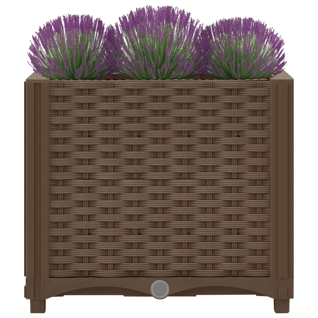 vidaXL Plantenbak verhoogd 40x40x38 cm polypropyleen afbeelding