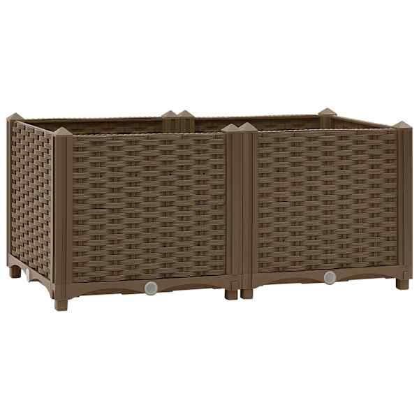vidaXL taimekast 80 x 40 x 38 cm, pol&uuml;prop&uuml;leen