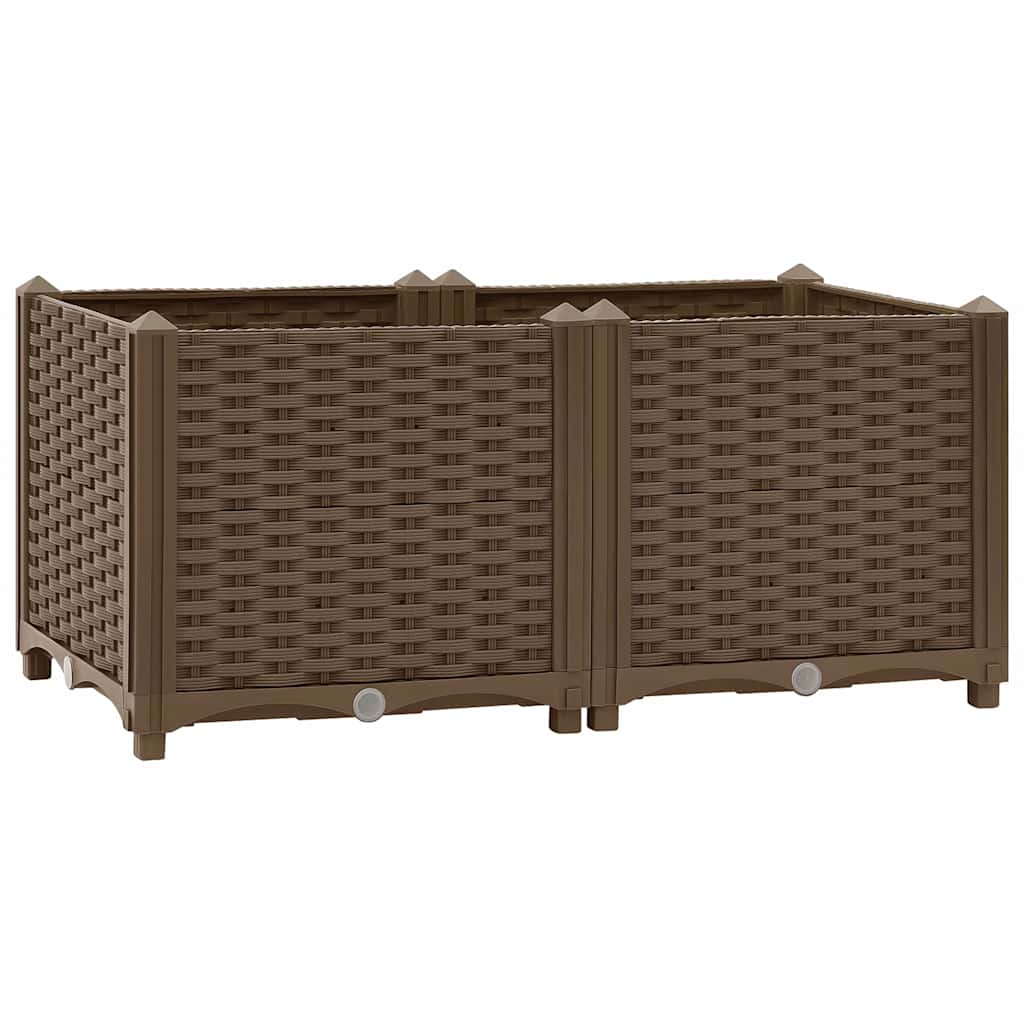 vidaXL Vyvýšený záhon 80 x 40 x 38 cm polypropylen