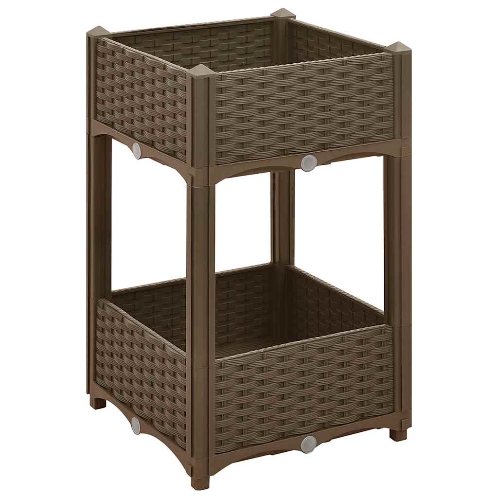 VidaXL Vyvýšený záhon 40 x 40 x 71 cm polypropylen