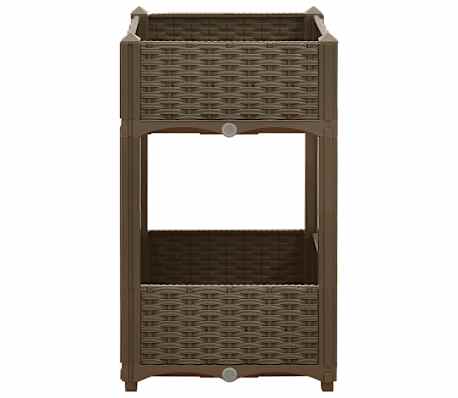 vidaXL Raised Bed 40x40x71 cm Polypropylene