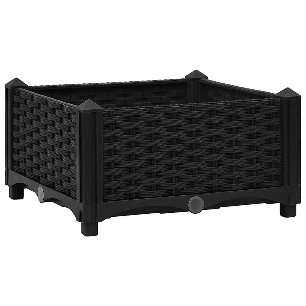vidaXL Vyvýšený záhon 40 x 40 x 23 cm polypropylen