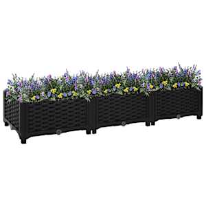 Vyvýšený záhon 120 x 40 x 23 cm polypropylen - obrázek 1