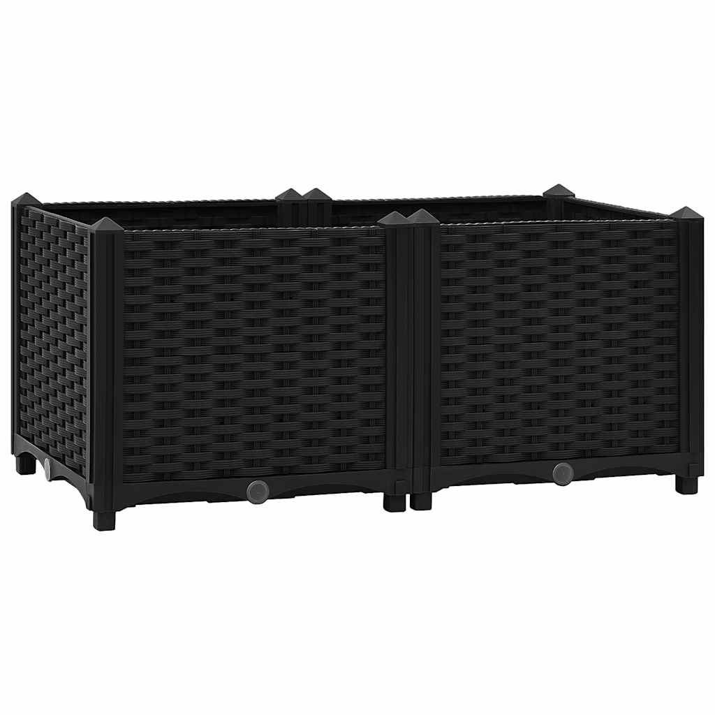 vidaXL Vyvýšený záhon 80x40x38 cm polypropylén