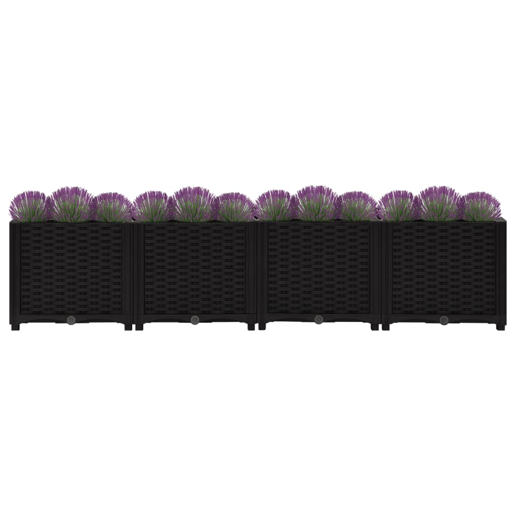 vidaXL Plantenbak verhoogd 160x40x38 cm polypropyleen afbeelding
