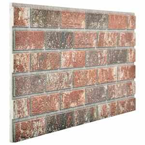 vidaXL Seinapaneelid 10 tk 100 x 50 cm Tumepruun ja Hall EPS vaht