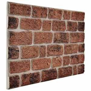 vidaXL Seinapaneelid 10 tk 100 x 50 cm Pruun Tellis EPS vaht