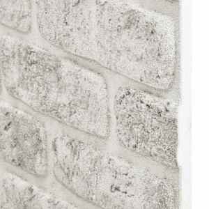 Nástěnné panely 10 pcs Světle šedá 100 x 50 cm EPS pěna - obrázek 3