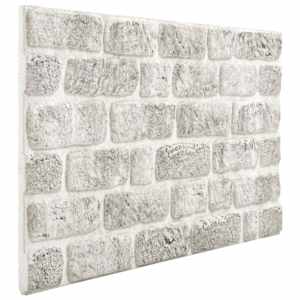 vidaXL Seinapaneelid 10 tk 100 x 50 cm Helehall EPS vaht
