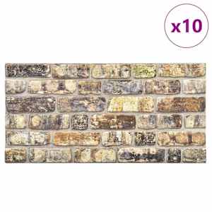 Nástěnné panely 10 pcs Vícebarevný 100 x 50 cm EPS pěna - obrázek 2
