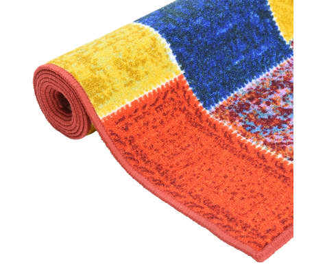 vidaXL Carpet Runner Multicolour 80x200 cm