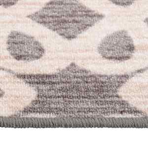 vidaXL Tapis de couloir Marron 80x500 cm