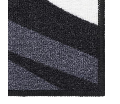 vidaXL Carpet Runner Black 80x600 cm