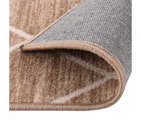 vidaXL Kilimas-takelis, &scaron;viesiai rudos spalvos, 80x100cm