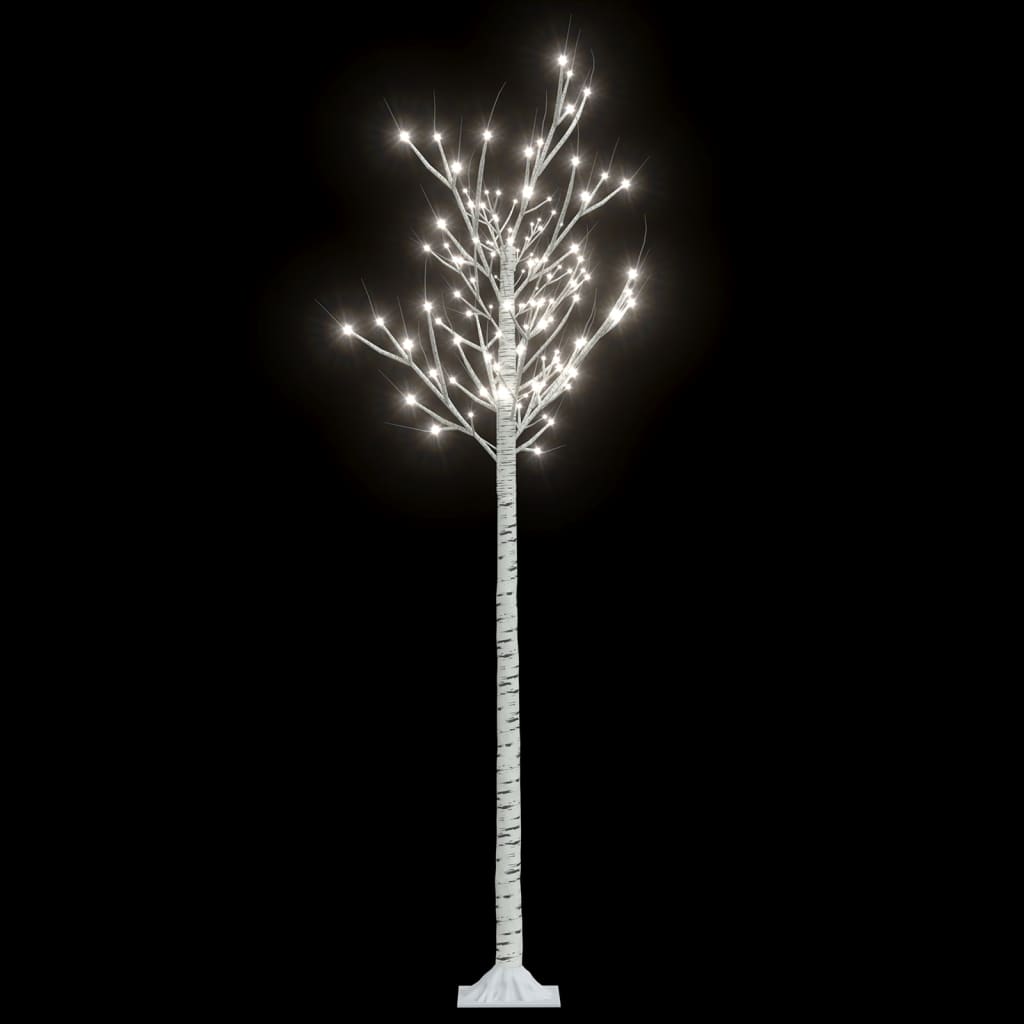 VidaXL Sapin De Noël 200 LED Blanc Froid Saule 1,8 M Int/Ext