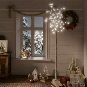 Božično drevesce z 220 LED lučkami 2,2 m hladno belo vrba
