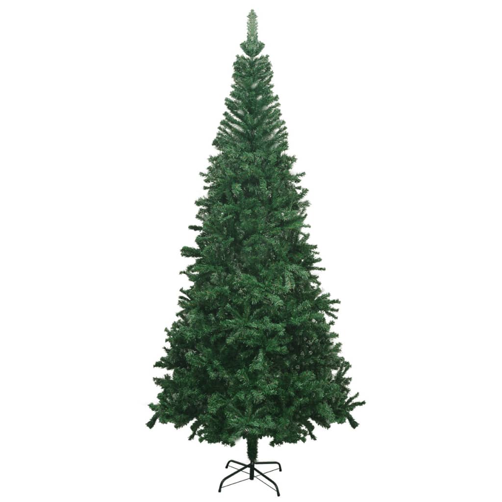 vidaXL Brad de Crăciun artificial pre-iluminat, verde, 240 cm, L