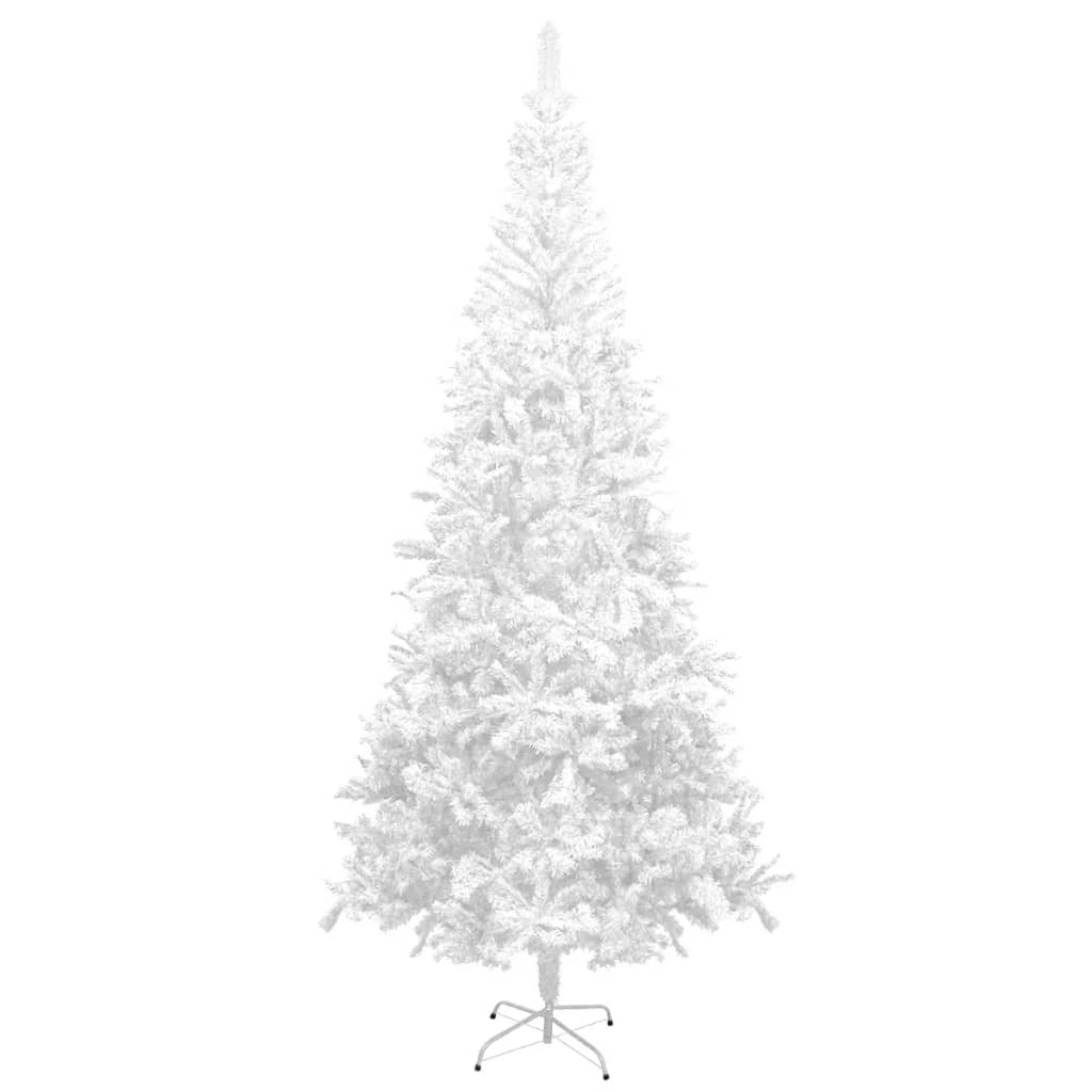 vidaXL Brad de Crăciun artificial cu LED-uri L alb 240 cm