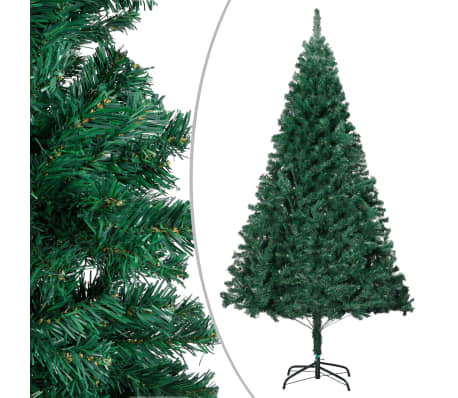 vidaXL Artificial Pre-lit Christmas Tree with Thick Branches Green 120 cm
