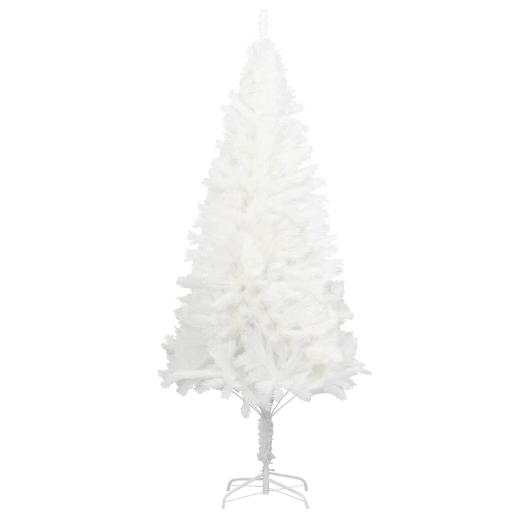 vidaXL Artificial Christmas Tree with LEDs White 47.2"