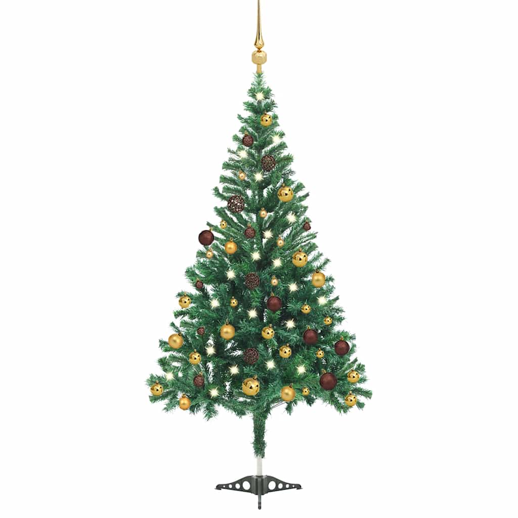 

vidaXL Artificial Christmas Tree with LEDs&Ball Set 70.9" 564 Branches