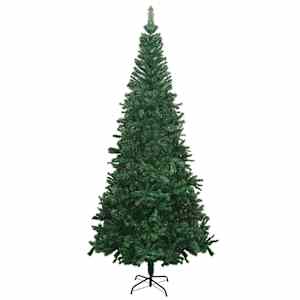 Umělý vánoční stromek s LED a sadou koulí L 240 cm zelený - obrázek 3