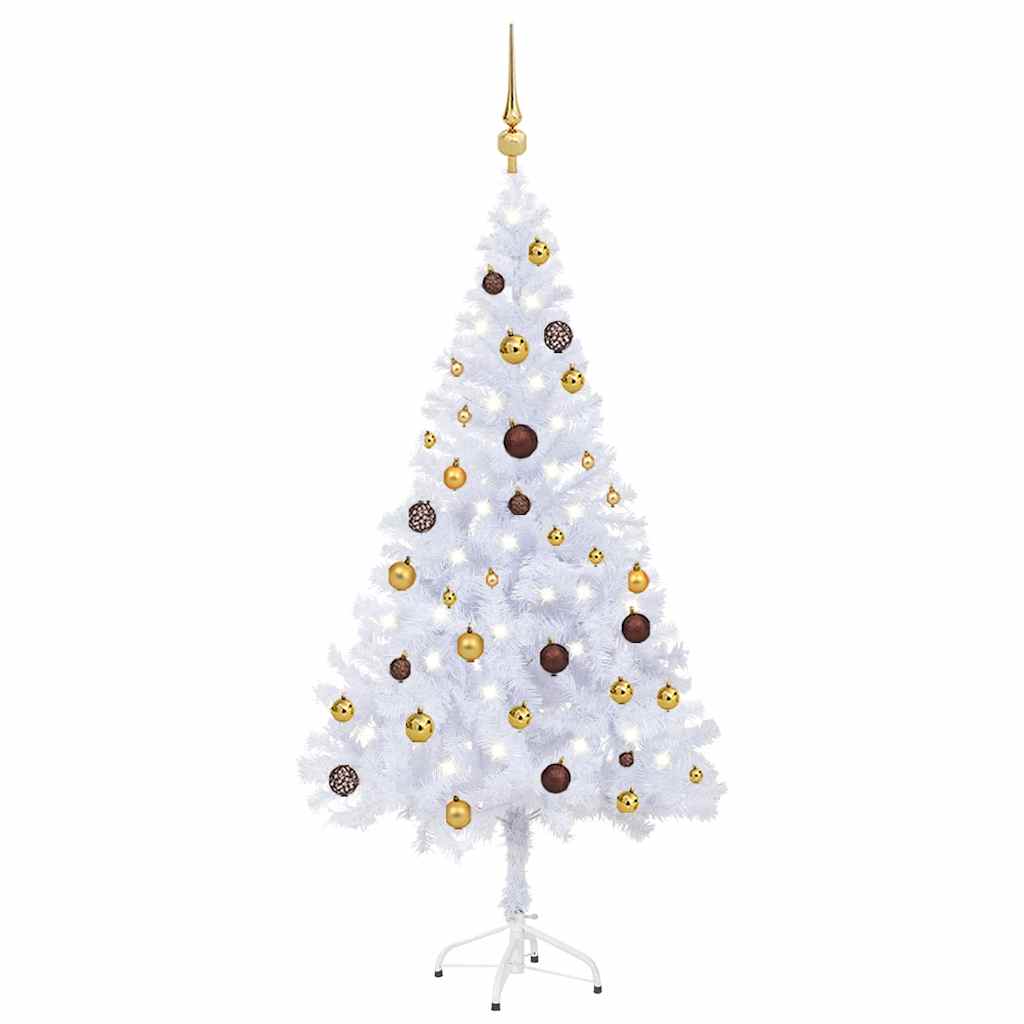 

vidaXL Artificial Christmas Tree with LEDs&Ball Set 59.1" 380 Branches