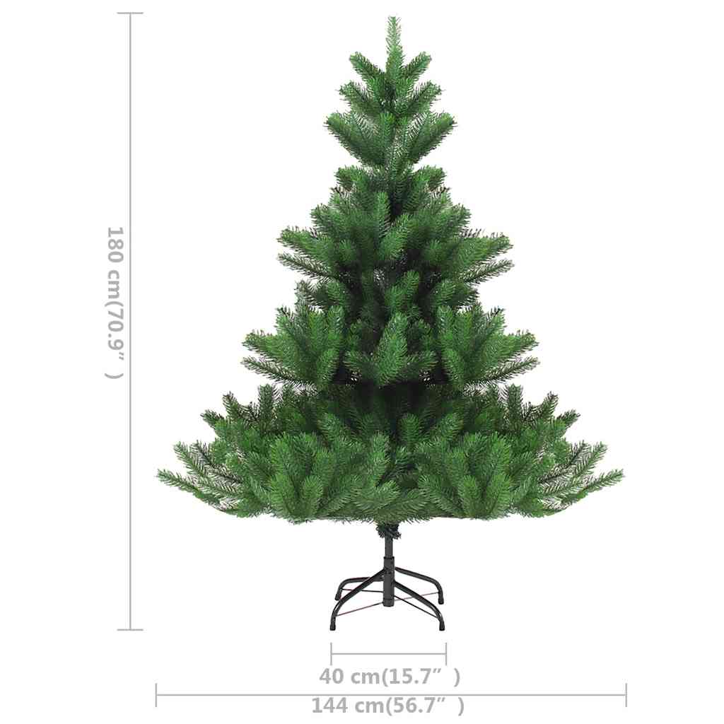 Weihnachtsbaum Künstlich Nordmann LED Kugeln Tannenbaum mehrere Auswahl vidaXL