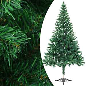 vidaXL Künstlicher Weihnachtsbaum Beleuchtung Kugeln 120cm 230 Zweige