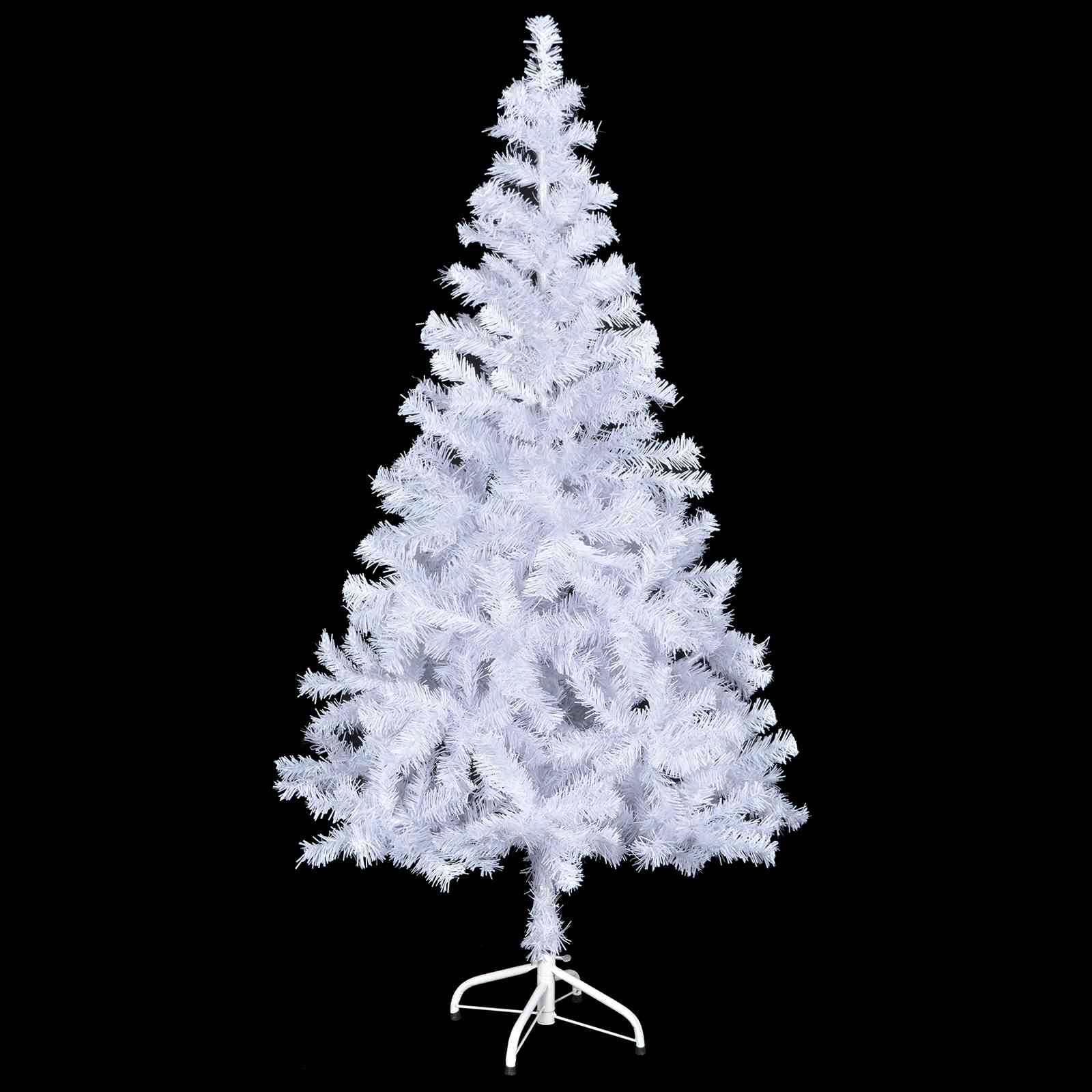 vidaXL Künstlicher Weihnachtsbaum Beleuchtung Kugeln 120cm 230 Zweige – Bild 4