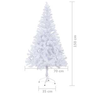 Umělý vánoční stromek s LED a sadou koulí 150 cm 380 větviček - obrázek 13