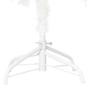 Umělý vánoční stromek s LED a sadou koulí bílý 120 cm - obrázek 5