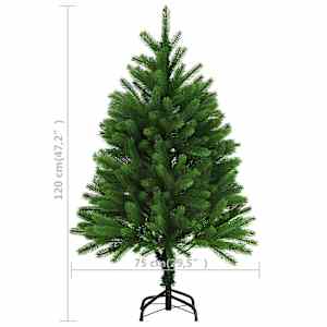 Umělý vánoční stromek s LED a sadou koulí 120 cm zelený - obrázek 12
