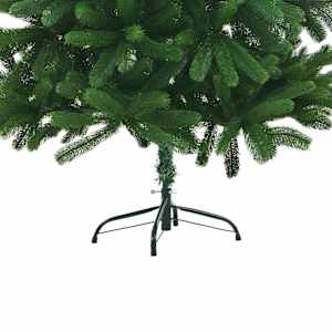 Umělý vánoční stromek s LED a sadou koulí 150 cm zelený - obrázek 5