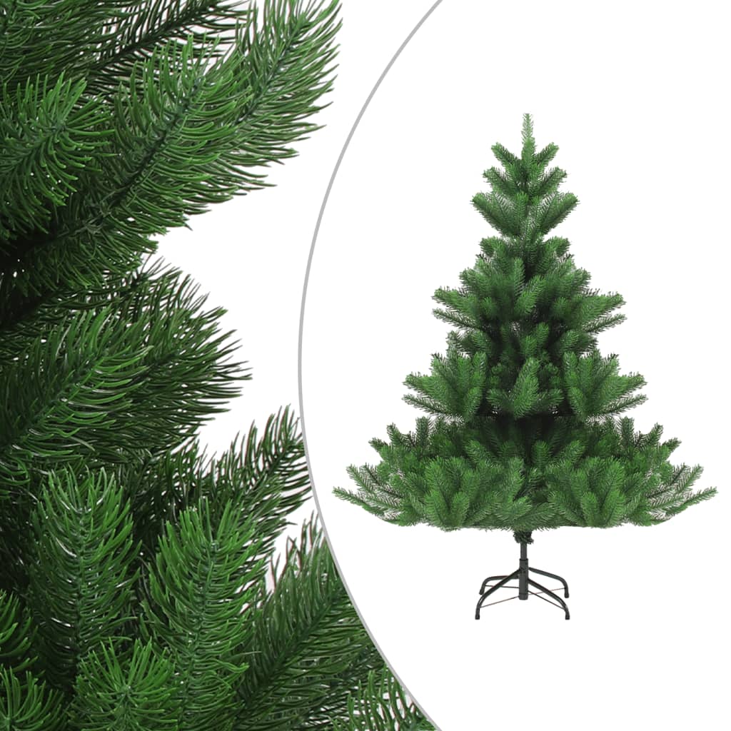 Kunstkerstboom Nordmann met LED's en kerstballen cm groen - 24