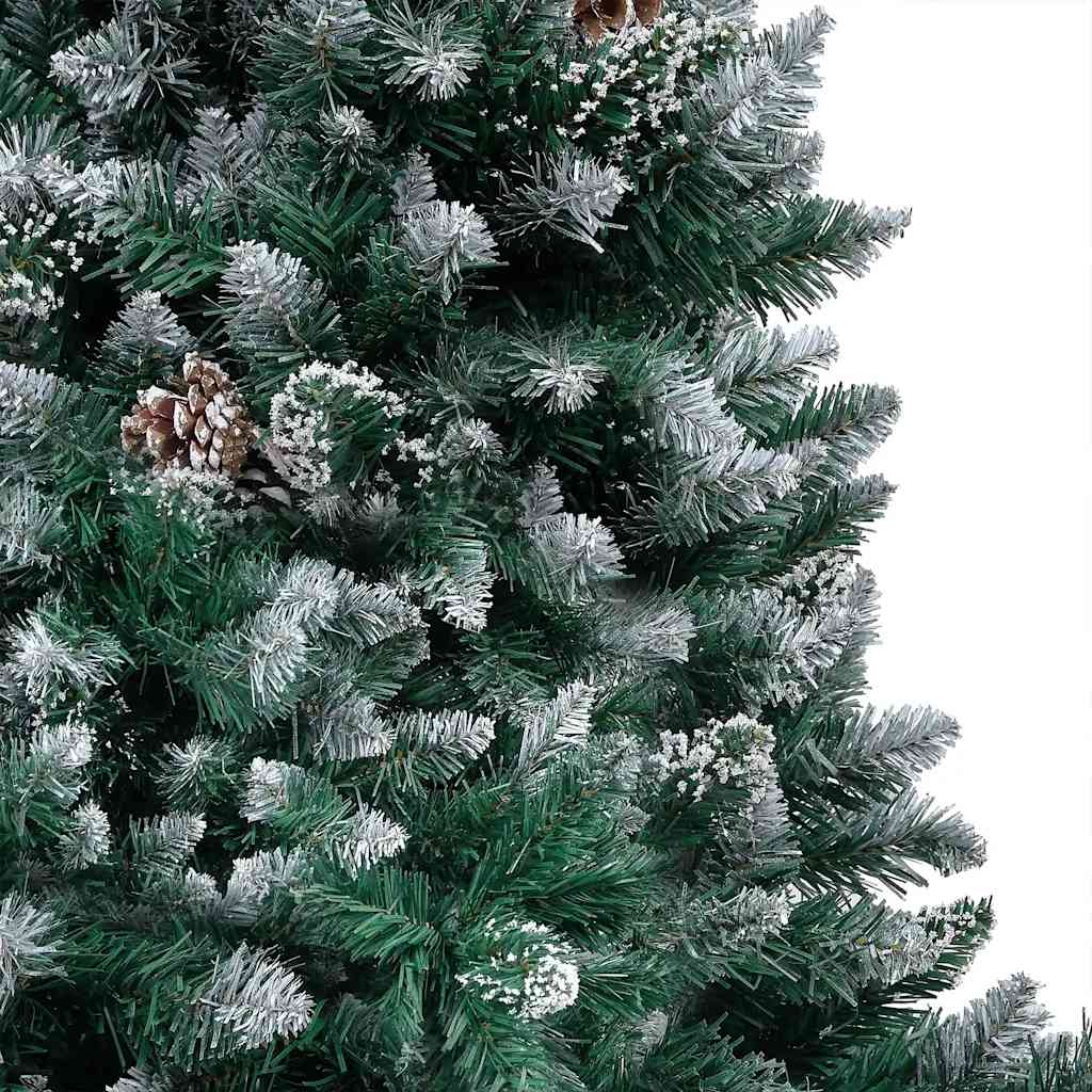 Thumbnail - vidaXL Künstlicher Weihnachtsbaum mit Beleuchtung Kugeln Zapfen 180 cm