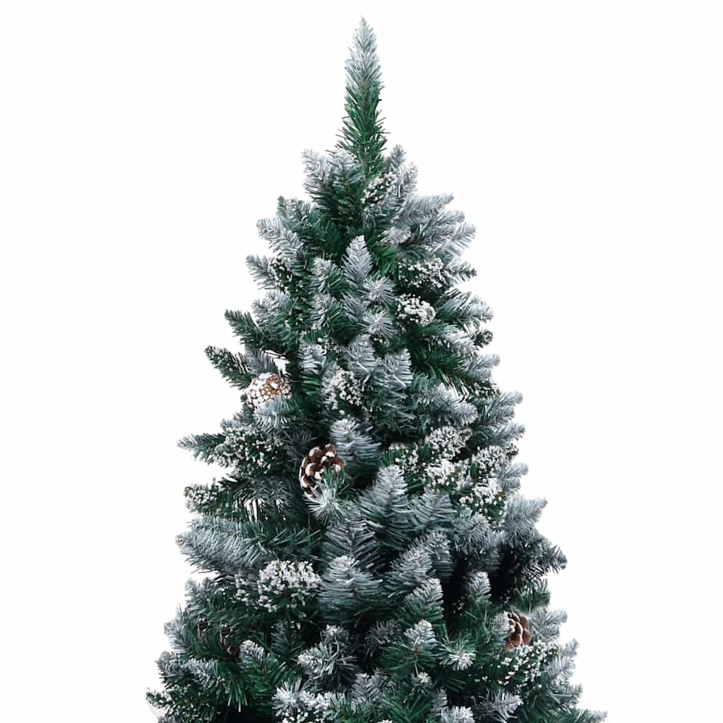 

vidaXL Kunstkerstboom met LED's, kerstballen en dennenappels 240 cm