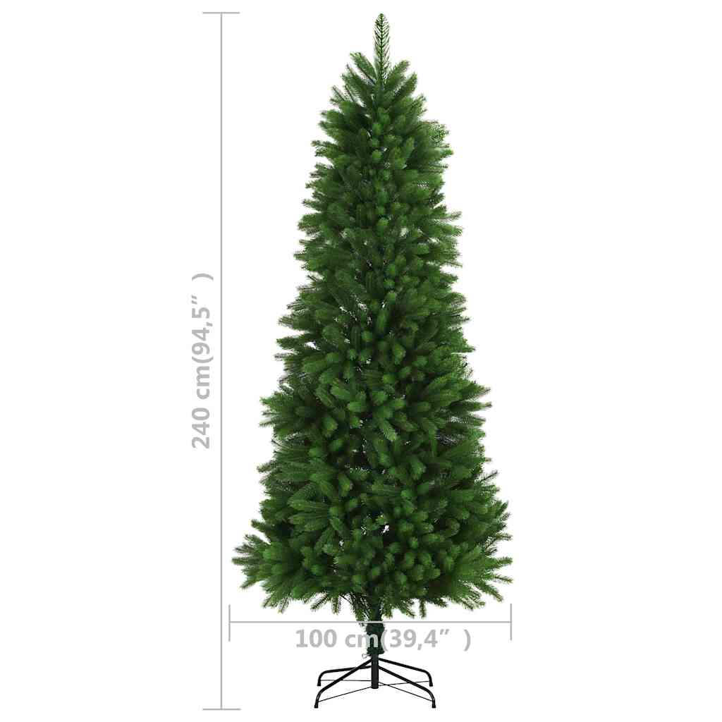 Umělý vánoční stromek s LED a sadou koulí 240 cm zelený - obrázek 14