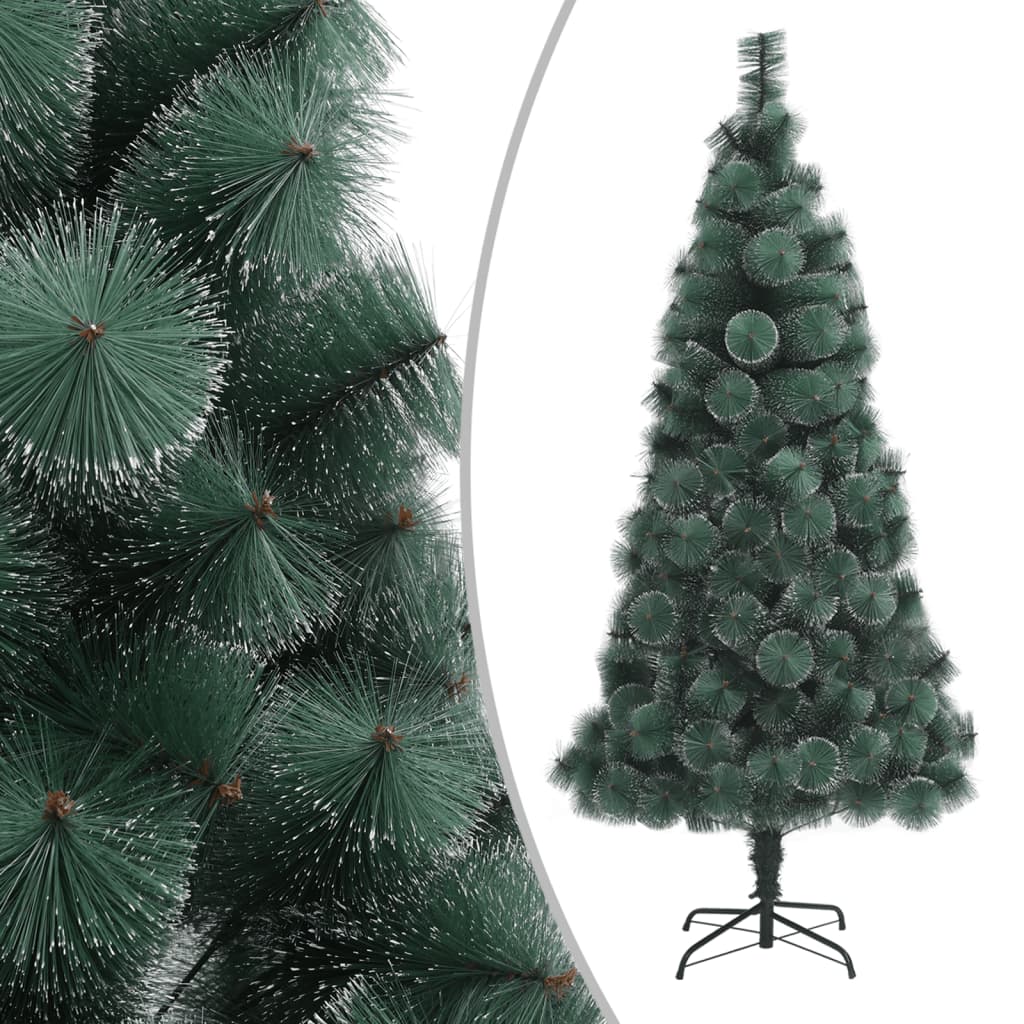 

vidaXL Kunstkerstboom met LED's en standaard 180 cm PET groen