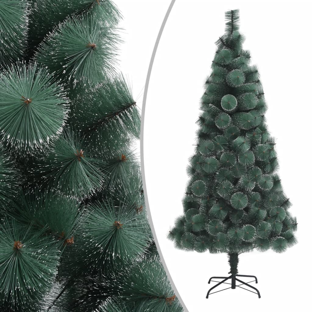 

vidaXL Kunstkerstboom met LED's en standaard 240 cm PET groen