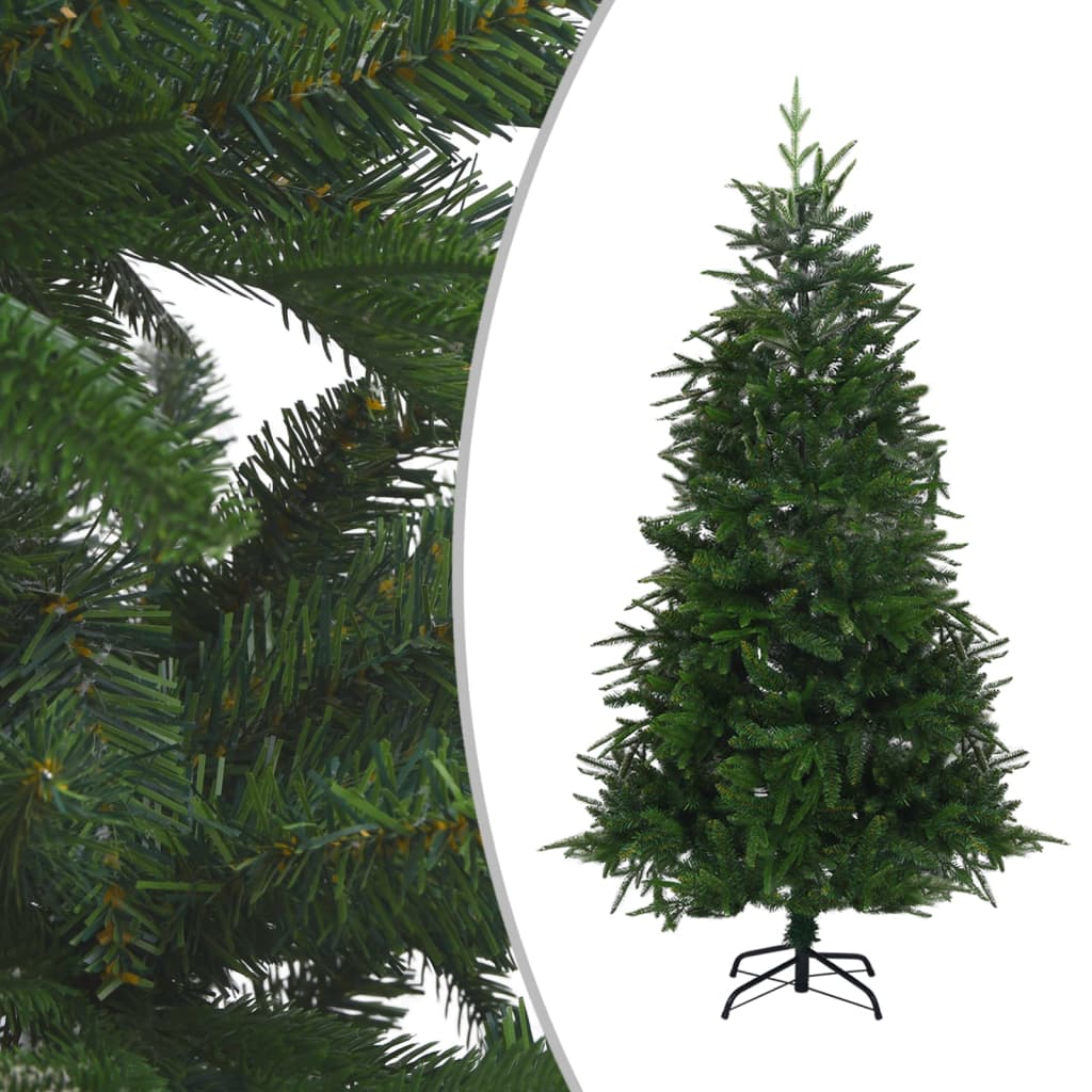 

vidaXL Kunstkerstboom met LED's 240 cm PVC en PE groen
