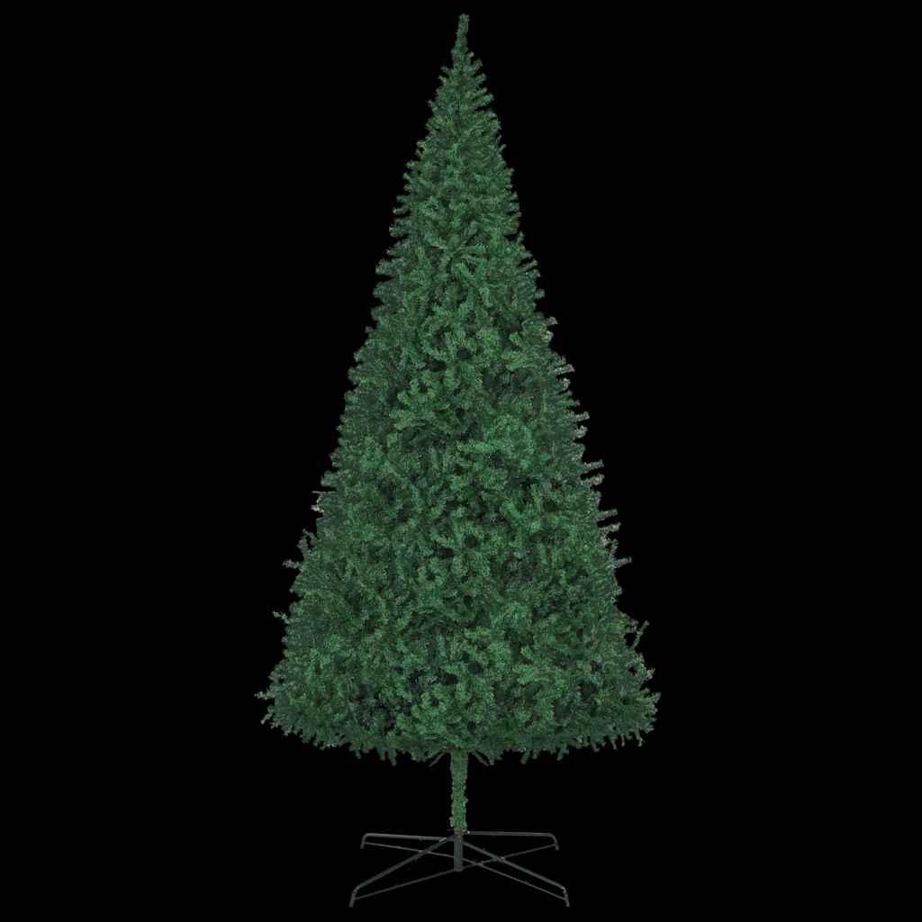 Arbre de Noël artificiel avec LED et boules 400 cm Vert