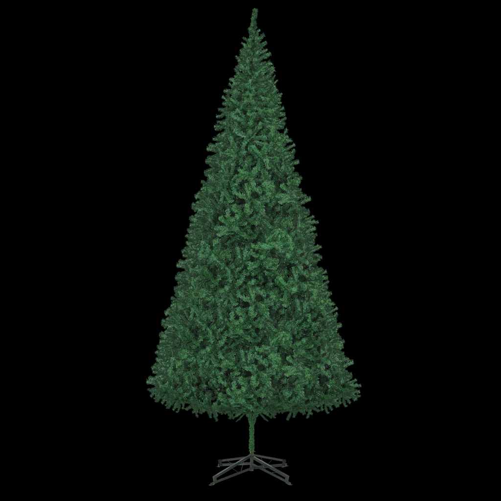 vidaXL Set brad Crăciun artificial cu LED-uri/globuri, verde, 500 cm