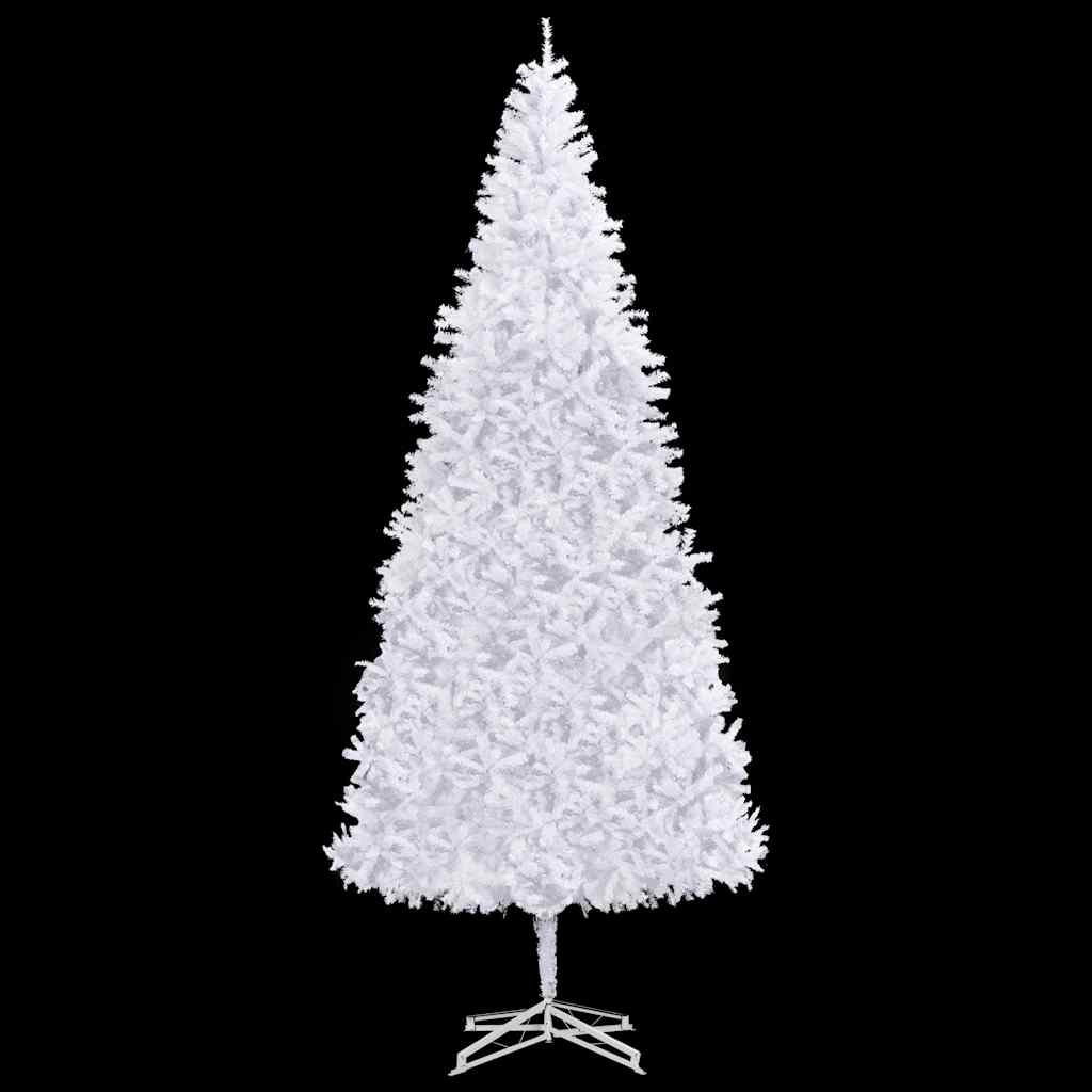 vidaXL Artificial Pre-lit Christmas Tree with Ball Set 500 cm White