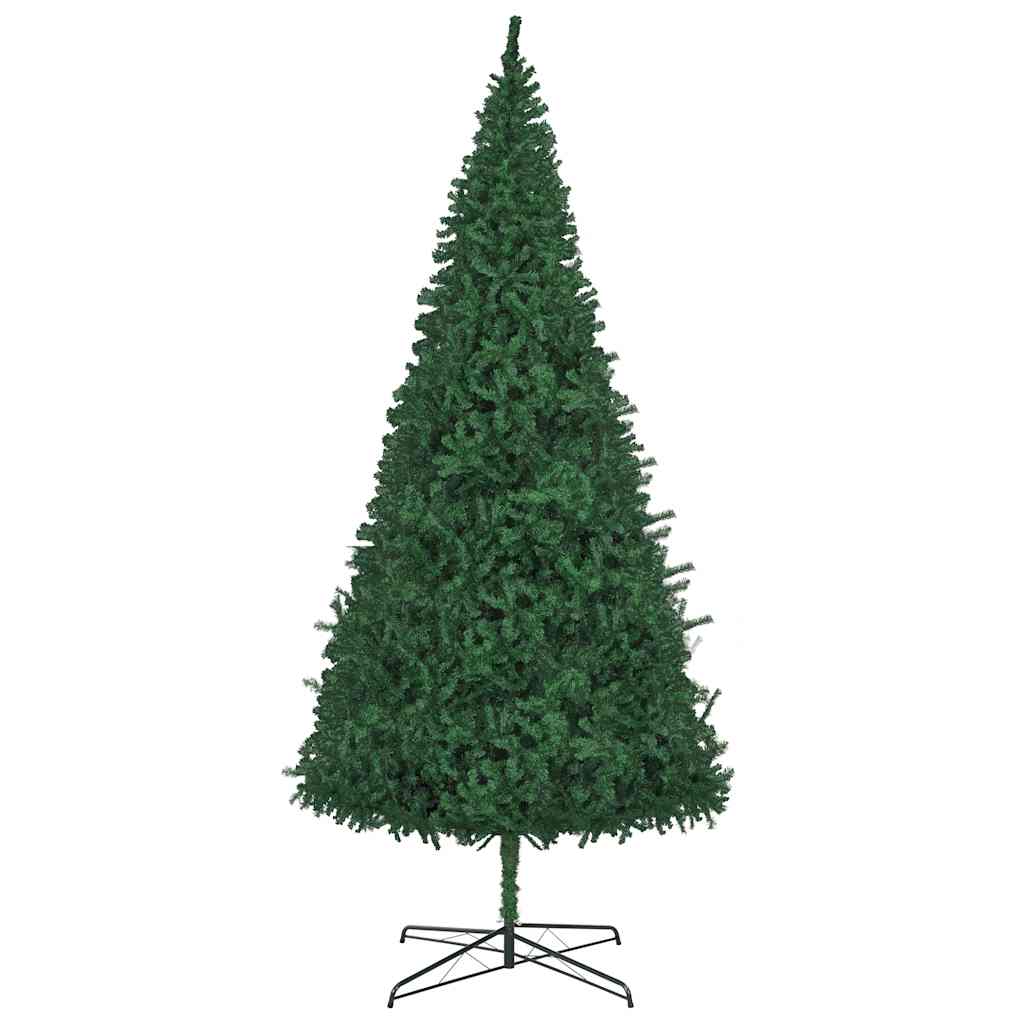 vidaXL Artificial Pre-lit Christmas Tree with Ball Set LEDs 400 cm Green