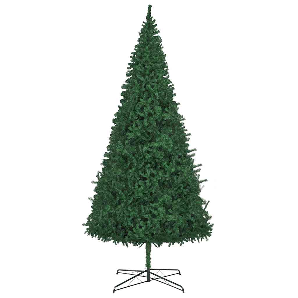 

vidaXL Kunstkerstboom met LED's en kerstballen 400 cm groen