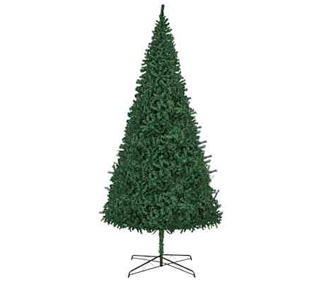 vidaXL Artificial Pre-lit Christmas Tree with Ball Set LEDs 400 cm Green