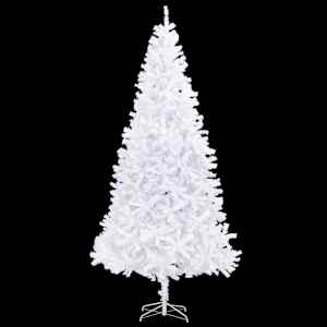 vidaXL Artificial Pre-lit Christmas Tree with Ball Set LEDs 300 cm White